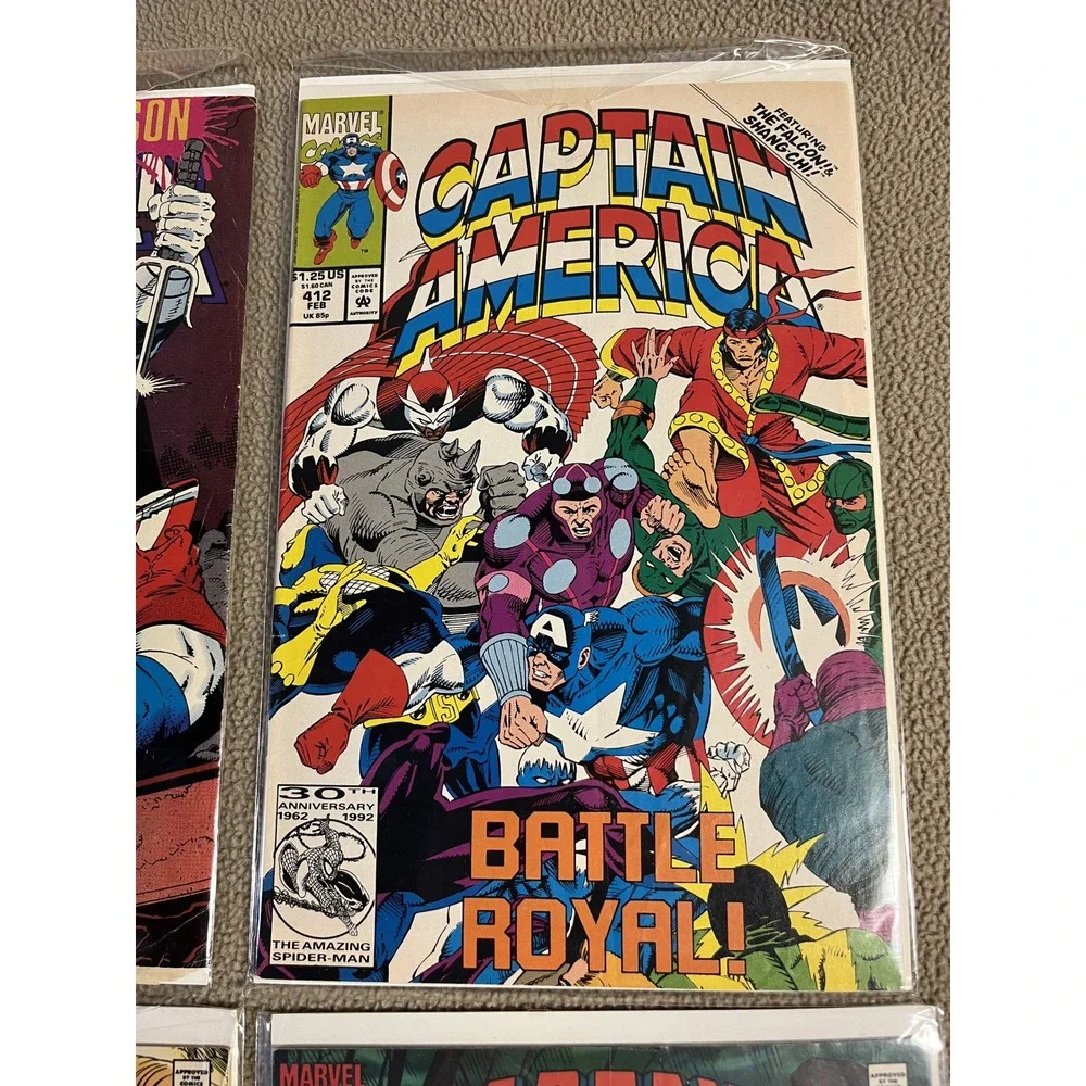 Captain America Comic Books‎ Lot 6 Issues 1990s Marvel Comics
